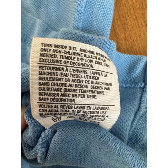 Embroidered Mickey Mouse Polo Shirt Walt Disney World Men's Medium Baby Blue - Picture 3 of 8